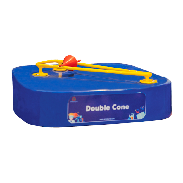 Double Cone – Physics Lab Model Demonstrating Center of Gravity & Visual Illusions | For CBSE, ICSE, IB & State Board Classrooms | Suitable for Classes 6-9 | Age 11+ | Ankidyne