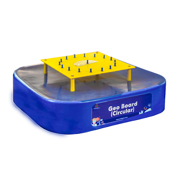 Geo Board Circular - Hands-on Geometry Tool for STEM Labs | CBSE, ICSE, IB Maths Curriculum | Best for Classes 3-8 | Geometrical Concepts Learning for Ages 7+ | Ankidyne