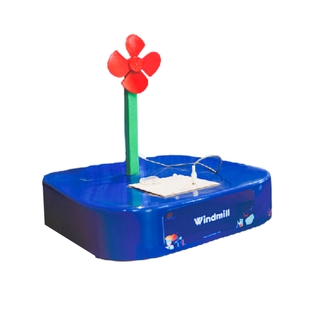 Windmill - Energy Conversion Model – STEM Lab Renewable Energy Exhibit for CBSE, ICSE, IB Boards | Physics & Environmental Science Practical for Classes 6-10 | Age 11+ | Sustainable Energy Learning | Ankidyne